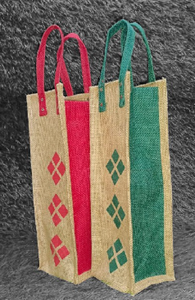 Most Demanded Natural Jute <b>Bottle</b> <b>Bag</b> Stylish Eco Friendly Reusable <b>Bottle</b> Holder Carry <b>Bag</b> for Wine Beverage Gift Packaging - Product Image 4