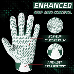 ถุงมือรับบอลอเมริกันฟุตบอล Pro Grip คุณภาพสูง ฝ่ามือเหนียวแน่น สีและโลโก้ปรับแต่งได้ น้ำหนักเบา - Product Image 2