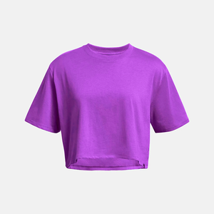เสื้อครอปท็อปผู้หญิงพรีเมียม แฟชั่นลำลองสไตล์สตรีท เนื้อผ้าฝ้ายนุ่มสบาย รับผลิตแบบ OEM ODM จากโรงงานโดยตรง เสื้อผ้าแฟชั่นฤดูร้อน รับผลิตแบบ OEM ODM - Product Image 1