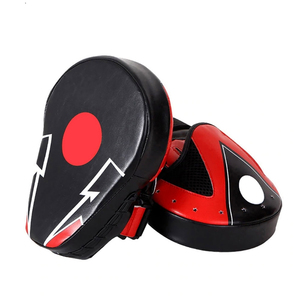Guantes de Boxeo Transpirables de PU, Negros y Rojos, Almohadillas de Entrenamiento para Golpear - Product Image 2