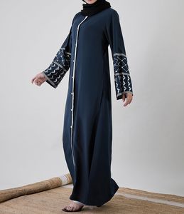 Modest Beautiful Dubai Abaya for Women Hand Work Kaftan Traditional Islamic Clothing and Accessory Designed for Muslims - Product Image 6