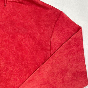 Sudaderas con Capucha de Alta Calidad al por Mayor, Color Rojo Desgastado, Diseño Desgarrado, Estilo Deportivo Informal para Hombre y Mujer - Product Image 3