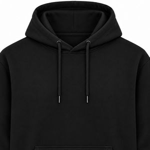<b>Men</b> <b>Black</b> Pullover Hoodie <b>Plain</b> Long Sleeve Casual <b>Sweatshirt</b> Custom Logo Streetwear Sportswear Gym Top Shoukat Apparel Manufa - Product Image 4
