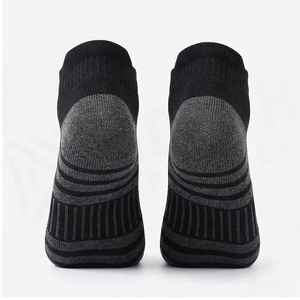 Crew <b>Socks</b> Geometric Pattern Blue Breathable <b>Running</b> <b>Socks</b> for Adults Spring Season - Product Image 2