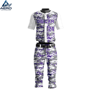 Uniforme de Béisbol de Primera Calidad, Último Modelo, Transpirable, de Manga Corta, con Logotipo Personalizado Impreso - Product Image 4