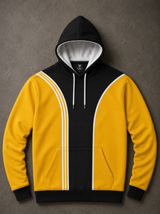 Wholesale <b>String</b> Pocket Hooded Lined Fleece Anti-shrink Pullover Sweatshirt Men's Winter Polyester/Cotton Silk Screen - Product Image 1