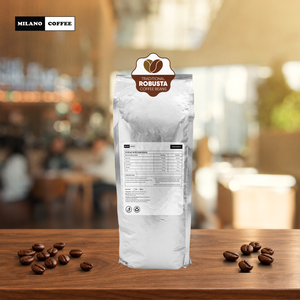 Granos de Café Robusta de Dak Lak, Vietnam, 1 kg, Tueste Medio, Sabor Natural, Alta Calidad, Venta al por Mayor, OEM, ODM - Product Image 3