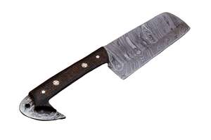 Cuchillo de Cocina de Acero de Damasco Hecho a Mano, Cuchillo Profesional para Cortar Carne, Cuchillo de Carnicero Afilado como una Navaja, Logotipo Personalizado OEM Disponible - Product Image 6