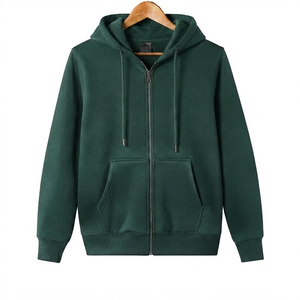 hoodies men men's High Quality Men's Hoodies Full <b>Zip</b> up Custom Print logo Hoodie for Man and WomenTrendy new product-Street - Product Image 3