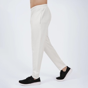 ชุดวอร์มผ้าฝ้ายสีขาวสำหรับผู้ชายแบบใหม่ เสื้อแจ็คเก็ตซิปเต็มตัวพร้อมกระเป๋าข้าง เสื้อผ้ากีฬาลำลองสำหรับฤดูใบไม้ผลิ ทรงปกติ สีพื้น ระบายอากาศได้ดี - Product Image 5