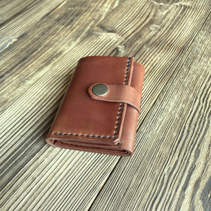 High Quality Genuine Leather Tri Fold <b>Wallet</b> Custom Logo <b>Men</b> Vintage Cowhide <b>Card</b> Holder Business <b>Wallet</b> LTW-0172 - Product Image 4