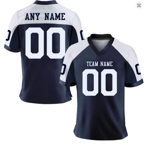 Custom Red American Football Jersey Personalized Football Shirt with Team Name Number Fans Men Women Youth Kids Top Streetwear - Product Image 2