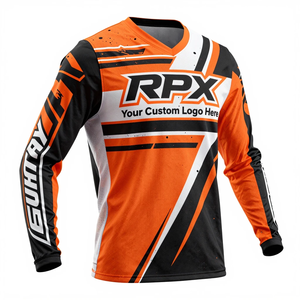 Jersey de Motocross Personalizado con Estampado, Resistente al Viento, de Secado Rápido, Ropa Deportiva para Motocross, Unisex - Product Image 1