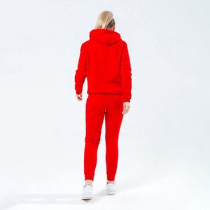 Survêtement pour femme avec logo personnalisé, 100% coton molletonné, impression numérique personnalisée, manches longues, matière respirante, survêtement pour femme - Product Image 3