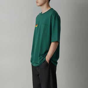 เสื้อยืดคอกลมทรงหลวม พรีเมียมคุณภาพสูง ตัดเย็บตามสั่ง ผ้าฝ้าย 100% เนื้อหนา ทรงดรอปโชว์เดอร์ สไตล์ฮิปฮอป ระบายอากาศได้ดี แห้งเร็ว สำหรับผู้ชาย - Product Image 3