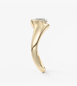 Bague solitaire en moissanite taille marquise en argent sterling 925 – Élégante pour fiançailles, mariage, fête, promesse, anniversaire - Product Image 4
