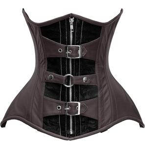 Corsets vintage pour femmes, sexy, gainants, respirants, en cuir moderne, pour grandes tailles - Product Image 1
