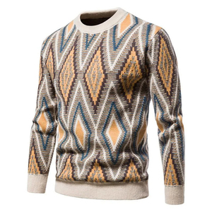 Suéteres de Invierno para Hombre, Talla Grande, Cuello Alto, Ropa Masculina, Jersey de Punto Acanalado, Sudadera Transpirable - Product Image 3