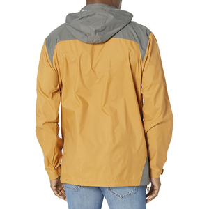 Men's Color Blocked Soft Shell <b>Jacket</b> Water Resistant <b>Zip</b> Fly Stand Collar Regular Fit Outdoor Wear - Product Image 2