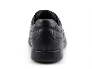 Chaussures habillées Oxford noires en cuir pleine fleur pour hommes Dlords, à lacets, bout pointu, semelle extérieure EVA amortie, pour le bureau et les occasions professionnelles, toutes saisons, style Penny - Product Image 2