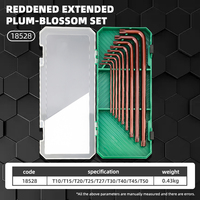 Factory Direct S2 Red Hexagon Wrench Set Ensemble complet Tournevis prune étendu et clé OEM Personnalisable Grade DIY