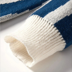 Pull en tricot d'hiver pour homme, col rond classique, manches longues, pull chaud, décontracté, à porter au quotidien, tissu extensible doux, fournisseurs OEM - Product Image 6
