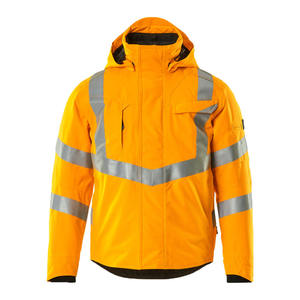 Wholesale Hi Viz Class 1 Waterproof Breathable Microfiber CE Certified Safety Vest & Jacket Customized - Product Image 2