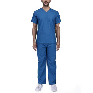 Tenues d'infirmière unisexes personnalisées de haute qualité avec logo, en coton respirant et confortable, pour la détection des aiguilles, usage hospitalier - Product Image 1