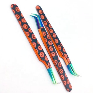 Pinzas para Extensión de Pestañas de Acero Inoxidable Hechas a Mano en Pakistán, de Primera Calidad, Color Personalizado, Lisas y Dentadas - Product Image 5