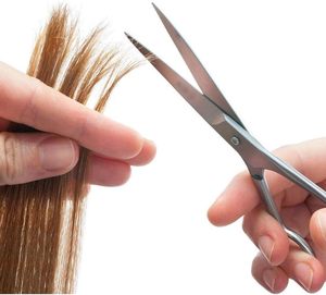 Tijeras de peluquería profesionales de 7 pulgadas de acero inoxidable con mango de goma, color Desi Arab, tijeras planas para cortar el cabello. - Product Image 6