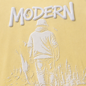 Nouveaux t-shirts personnalisés pour hommes avec impression en relief, 100 % coton, impression en relief sur coton 300 g/m², t-shirts pour hommes - Product Image 5