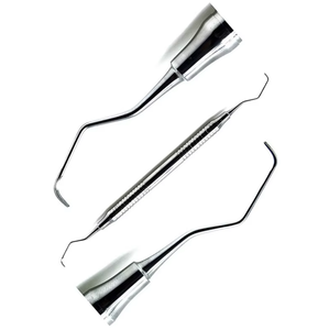เครื่องมือผ่าตัดปริทันต์แบบปลายคู่ Dental Gracey Curette 5/6 ทำจากสแตนเลส มีจำหน่ายทุกชนิดและทุกขนาด - Product Image 2