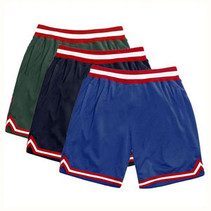 Pantalones Cortos Deportivos de Secado Rápido para Hombre con Bolsillos con Cremallera, Estilo Baloncesto, Tela Ligera - Product Image 1