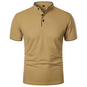 Camiseta de Golf para Hombre, Deportiva, Transpirable, de Secado Rápido, Sólida, Personalizada, de Alta Calidad, Talla Grande, Manga Corta, Absorbe la Humedad - Product Image 4