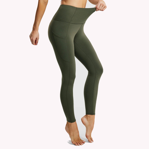 Leggings taille haute pour femme, doux et extensibles, pour le yoga, la course, la gym, l'entraînement, vêtements de sport respirants, prix bas - Product Image 3