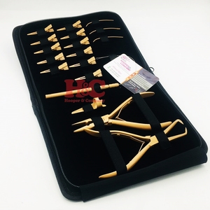 Nuevas llegadas: Kit de herramientas personalizadas para extensiones de cabello de color, alicates de acero inoxidable de grado quirúrgico, clips, agujas en forma de C, cuentas y bucles. - Product Image 6