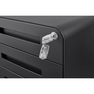 Mobiletto Portadocumenti a 3 Cassetti, Versatile per Archiviazione di Documenti Legali/Lettera/A4, Stile Semplice per Ufficio con Design a 5 Ruote - Product Image 6