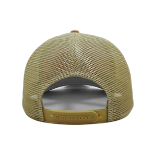 Casquette de baseball structurée en sergé de coton réglable avec patch brodé et logo personnalisé, casquette de camionneur en maille à 6 panneaux, vente en gros - Product Image 5
