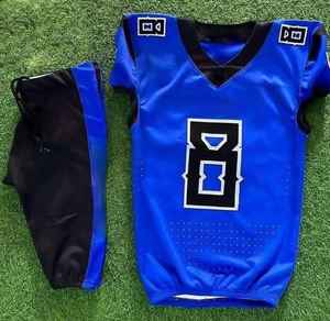 Uniformes entièrement personnalisés, respirants, taille sur mesure, confortables, haute qualité, prix raisonnable, uniforme de football américain - Product Image 3