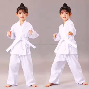 Arts martiaux personnalisés de haute qualité pour enfants portent des costumes de pratique durables de karaté Taekwondo Jiu Jitsu brésilien Jiu Jitsu Gi lavés - Product Image 4