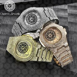 Reloj de Lujo para Hombre Charm Jewells, de Acero Inoxidable, Caja de 40 mm, Esfera de Cristal, Movimiento Mecánico Analógico, Luminoso, Cierre Plegable, Estilo Vintage - Product Image 4