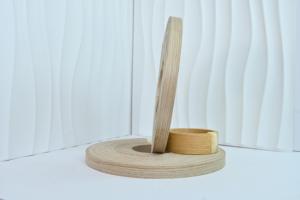Cinta de Borde de Chapa de Álamo Blanco Natural, Superficie Blanca Cremosa para Fabricación de Muebles - Product Image 5