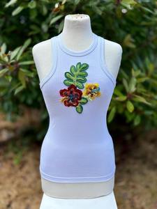 Camiseta Deportiva de Tirantes para Mujer, Tejida en Algodón y Elastano, Personalizada, a la Moda, para Gimnasio, Antiencogimiento - Product Image 4