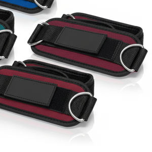 Soporte de tobillo de neopreno para levantamiento de pesas, correas ajustables para máquina de cable, correas deportivas de protección para el tobillo - Product Image 4