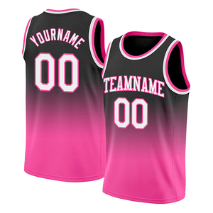 Camiseta de Baloncesto Personalizada con Nombre de Equipo y Número 00, Azul Degradado, Malla sin Mangas, Unisex, para Adultos, Sublimada, 100% - Product Image 3