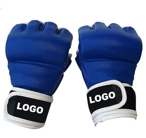 ถุงมือ MMA หนังแท้แบบมืออาชีพ ปรับแต่งได้ ปิดด้วยแถบตีนตุ๊กแก ระบายความชื้น ป้องกันรังสียูวี เหมาะสำหรับทุกระดับทักษะ รับผลิตแบบ OEM - Product Image 3