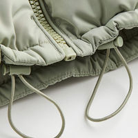 Veste courte matelassée personnalisée pour homme, coupe ajustée, chaude, hiver, style streetwear, taille haute, fournisseur