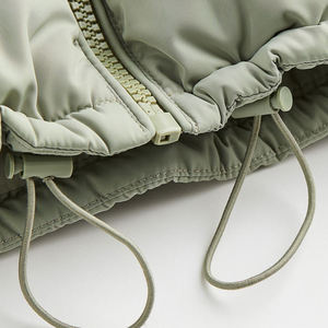 Wholesale Custom Women Cropped Puffer Jacket Warm Winter Thick <b>Bubble</b> <b>Coat</b> Streetwear High Waist Padded Short Jacket Supplier - Product Image 3