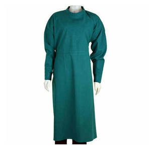 Bata de Paciente Unisex Reutilizable de Polialgodón, Manga Corta, Bata Médica de Hospital, Uniforme de Enfermera con Estampado ODM, Calidad Premium - Product Image 2