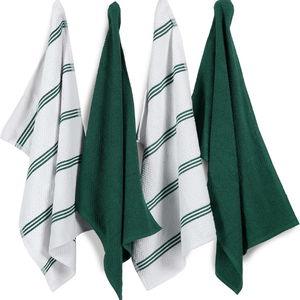 Serviettes de cuisine 100% coton, torchons et essuie-vaisselle absorbants, formes variées, couleur unie, coffret cadeau, nettoyage à sec, logo personnalisé, vente en gros, faible MOQ - Product Image 1